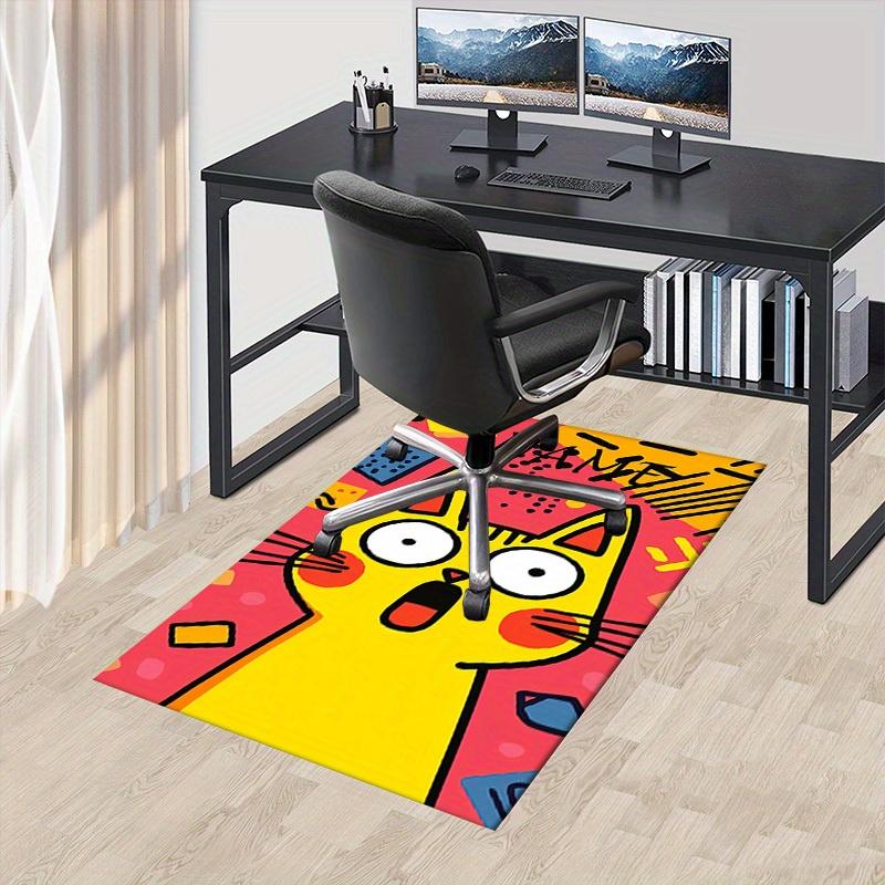 Line Kitten Office Carpet Soft Polyester Entrance Carpet Washable Non slip Machine Washable Indoor C