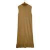 CABaN Brown Cashmere Blend High-neck Long Vest Knit Dress Dress F BrownUsed