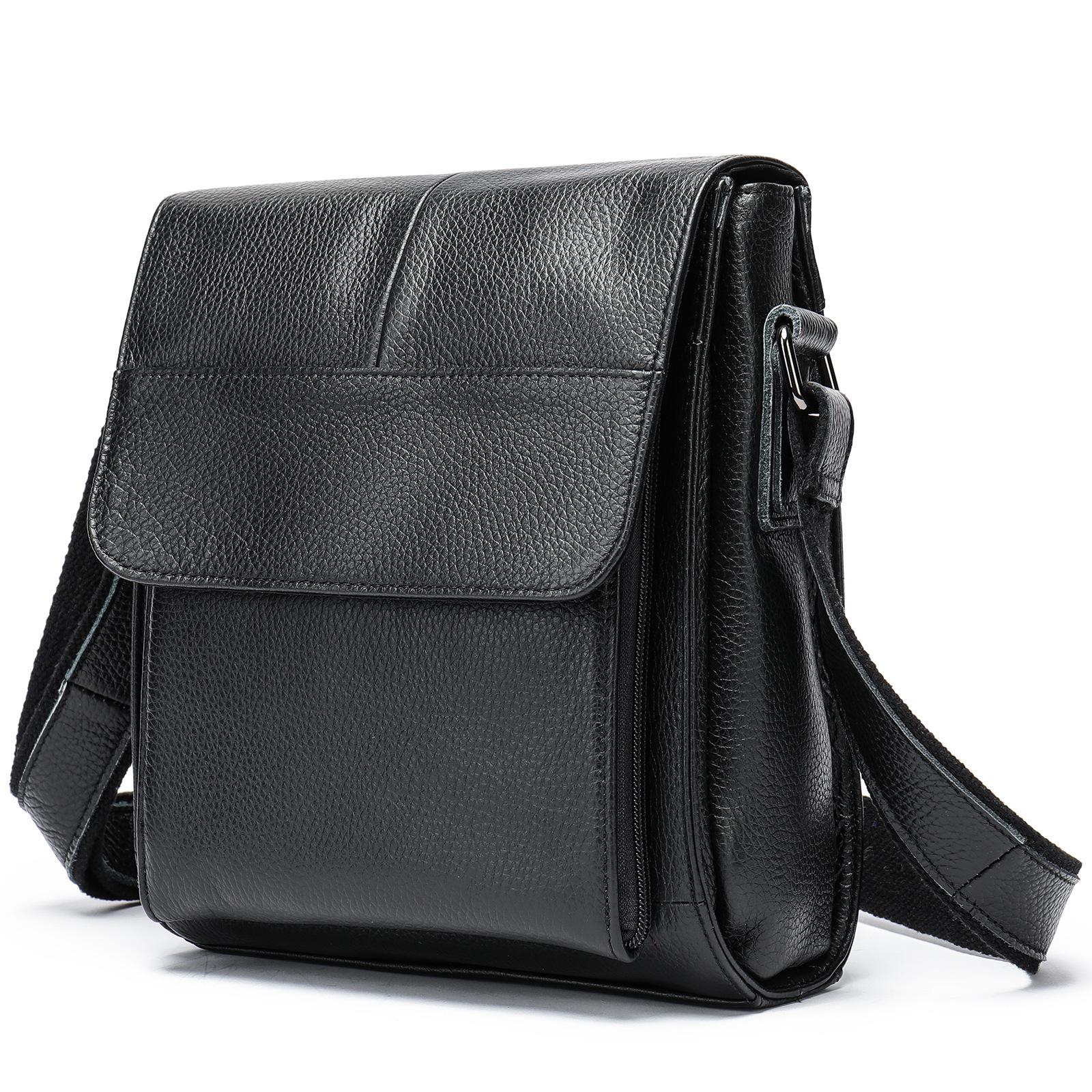 

Мужская сумка через плечо Crazy Horse Leather Head Cowhide Crossbody Bag Vintage Men s Satchels Натуральная кожаная сумка