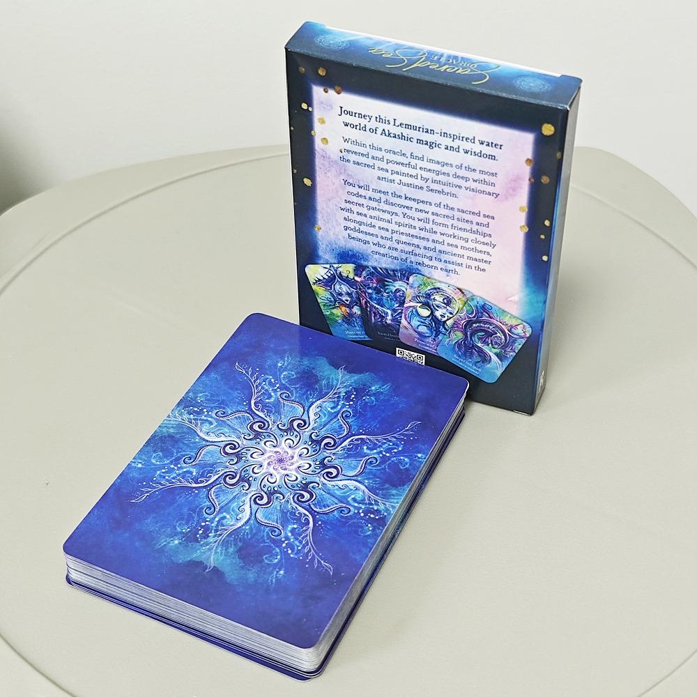 Sacred Sea Oracle: Dive Into The Depth of Your Cosmic Soul 36 Pcs Cards 10.4*7.3cm