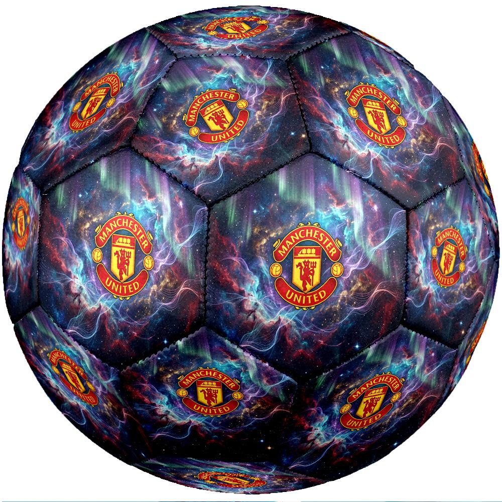 Manchester United Thema Fußballball Größe 5 Fußballball Weiche Haptik Professioneller Trainingsfußball für Outdoor-Sportarten