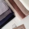 Premium autumn and winter waffle scarf women's fringed edge solid color daily versatile shawl with warm scarf