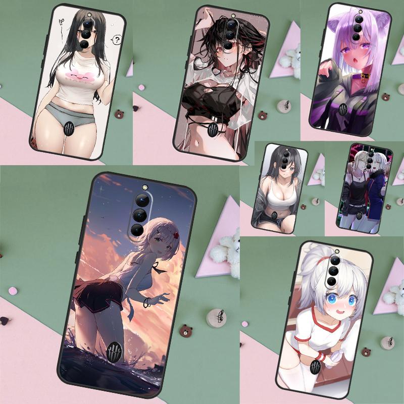 Japanese Style Anime Girl Case For ZTE Nubia RedMagic 11 9 8 10 Pro Plus 8S 9S 10S Pro 5G 5S 6 7 6S 7S Pro 10 Air Cover
