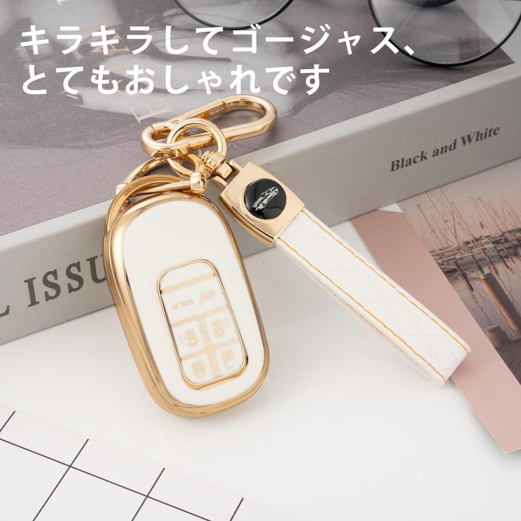 New Vezel RV Series Key New Stepwgn Smart Key Cover New Civic FL1 Type Odyssey 2021 Elysion TPU Keychain [Unhoke] Case, RP6/7/8, R, 2022, Etc.