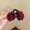 New Large Satin Bow Claw Clips For Women Fashion Hair Claw Hair Clamps Girls Hairpins Sweet Headwear Barrette Hair Accessories