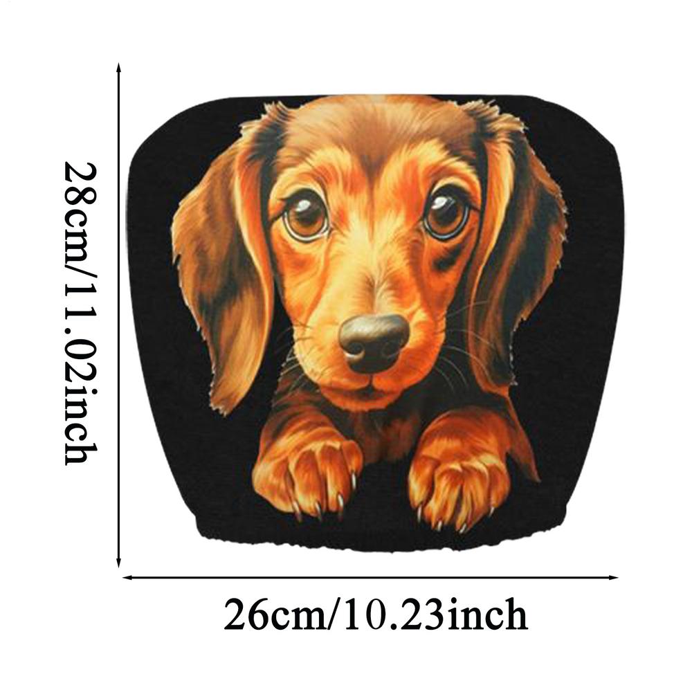 

Head Rest Cover For Car Funny Car Seat Full Face Cover 2 Pieces Washable Automotive Halloween Decorations Interior Accessories жовтий