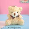 New Style Bear Plush Keychain with Bow Tie - Cute Bag Accessory