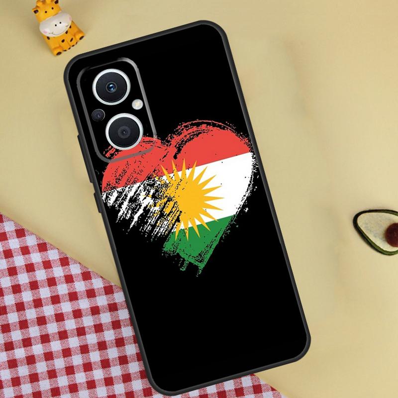 Kurdistan Flag Phone Case For OPPO Reno 12 12F 13 13F 11 8T 7 8 10 Pro OPPO Find X8 X6 Pro X3 X5 Lite Cover