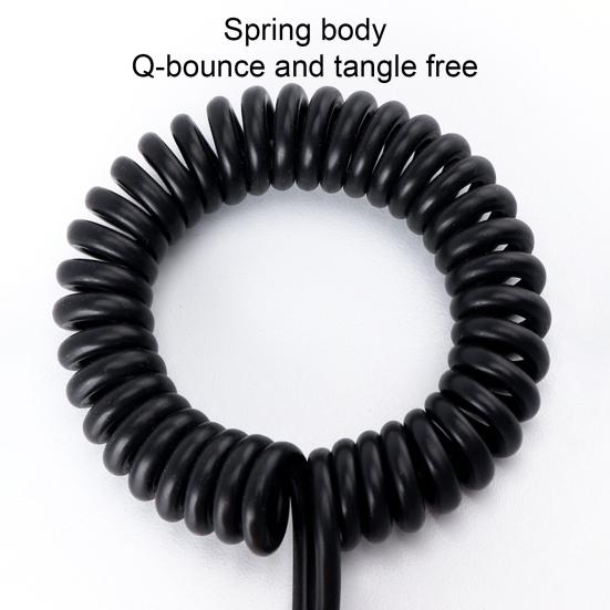 Cablu de încărcare USB 3-în-1 100W Încărcare super rapidă Retractabil în formă de T cu lumină LED Tip C/Micro USB/Cablu de date cu arc cu 8 pini