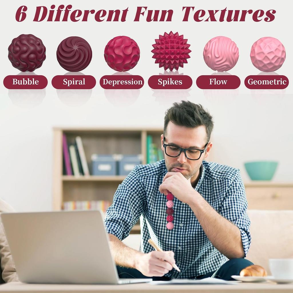 Geliştirilmiş İkinci Nesil Silikon Manyetik Küreler Fidget Oyuncak Kaygı Küreleri Otizm Sakinleştirici Oyuncak Çocuk Yetişkinler Stres Giderici Duyusal Oyuncak