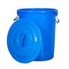 100L Heavy-Duty Round Industrial Plastic Trash Can & Storage Barrel with Lid