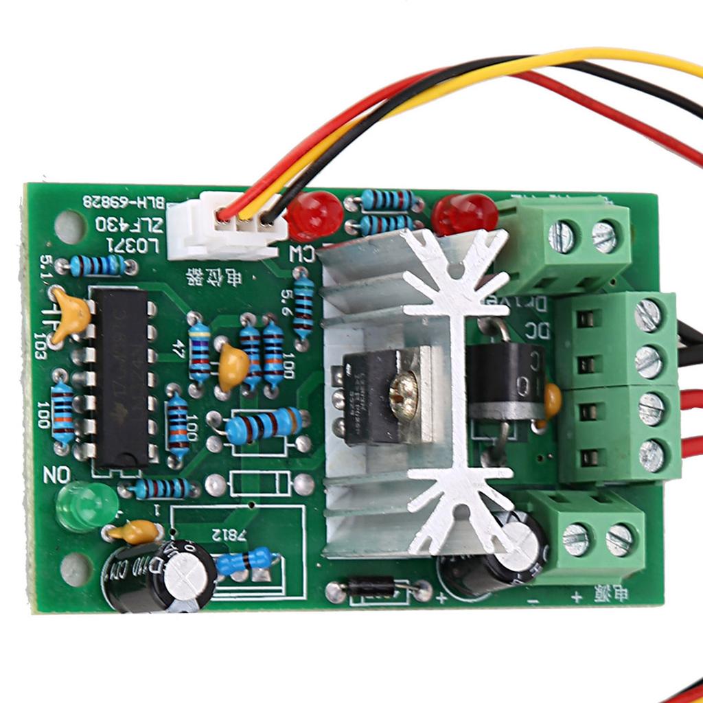 5-30V DC 6A/150W PWM Speed Regulation Adjustable DC Brush Motor Speed Controller Reversing Swit