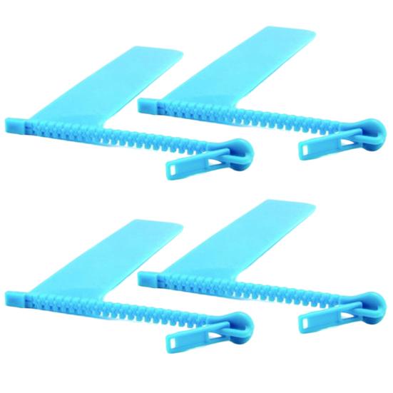 4Pcs Creative 3D Zipper Style Bookmark Kids Funny Reading Book Folder Page Clip Cute Book Label Novelty Stationery Gift