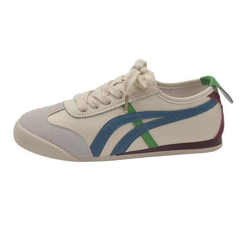 Fashion Forrest Gump shoes women's 2025 new summer silver flat-bottomed lace-up casual sports comfortable and lightweight white shoes
