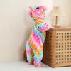 Children's Animal Onesie Pajamas Flannel Sleepwear Winter Warm Homewear Jumpsuit One-Piece Hooded Fleece Rompers Long Sleeve Outfits for Girls Boys