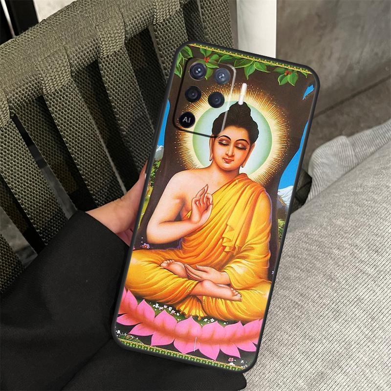 Buddha Case For Oppo A80 A60 A40 A94 A54 A98 A78 A18 A38 A58 A16 A76 A96 A17 A77 A74 A57S A15 Cover