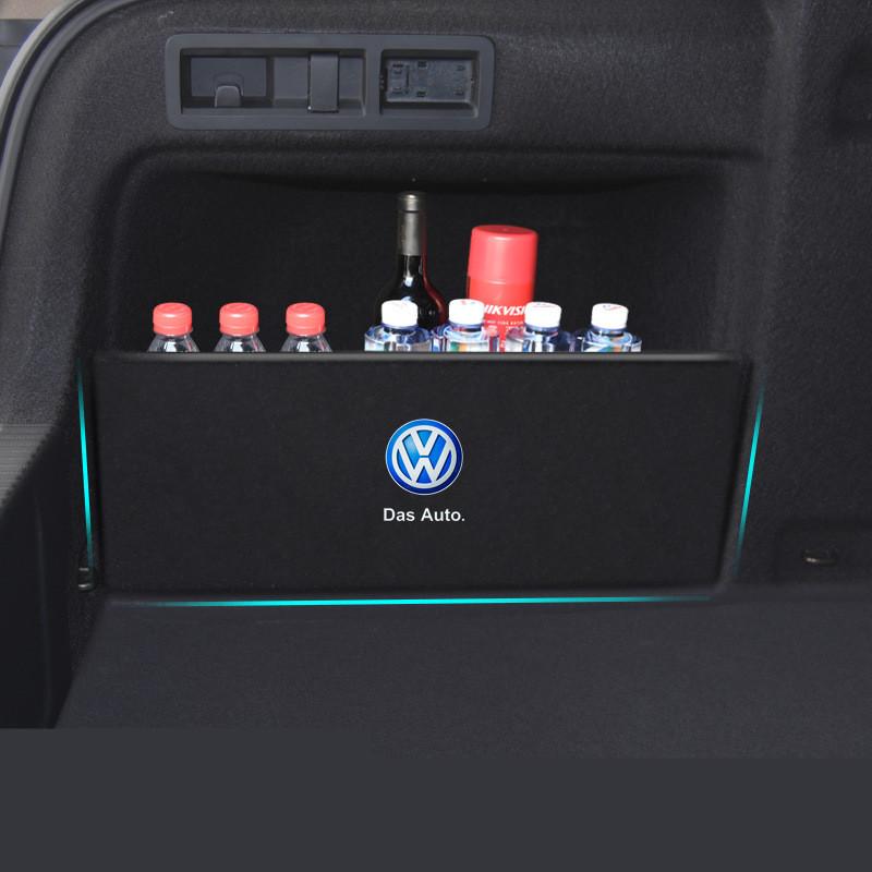 Pro VOLKSWAGEN VW Flanelová boční organizér do kufru auta Přepážka Dělicí deska pro Volkswagen Passat Touareg Jetta VS5
