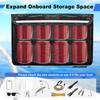 Leak Proof Marine Storage Bag With Reflective Strips And Secure Lid For Boats Gear Organization