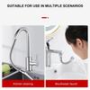 Flexible 360 Degree Faucet Adapter Stainless Steel Sprayers Extension for Enhances Water Control In Household Use