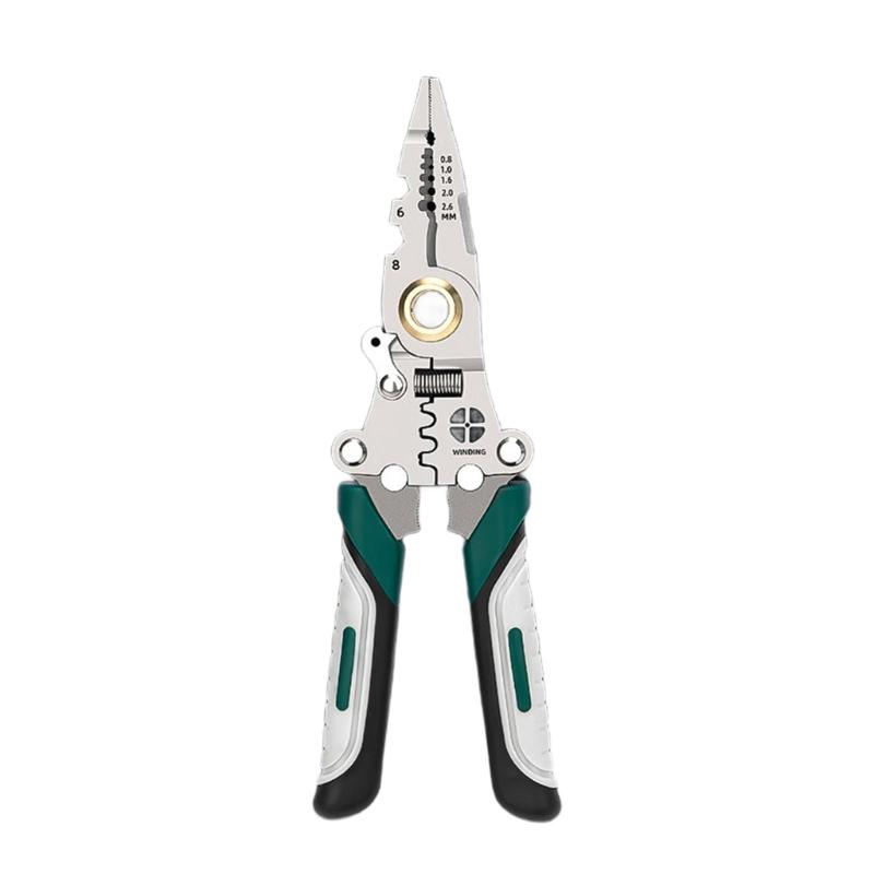 Profession Electrical Stripping Cutter Plier for Household Maintenance 0.2-6mm² Cable Wire Cutting Efficient Wiring Job