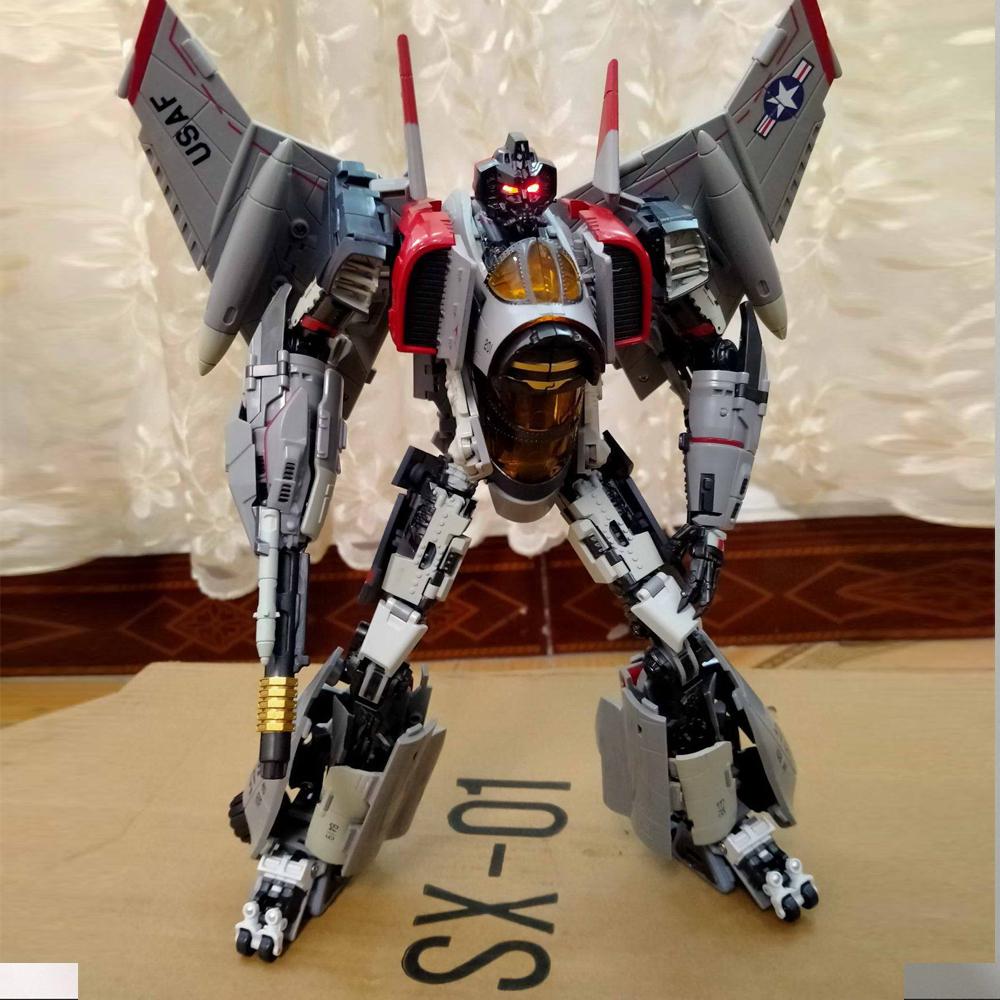 Transformationsspielzeug Thunder Warrior Roboter Blitz SX01 Blitzwing Wespe Gaiden Starscream SX-01