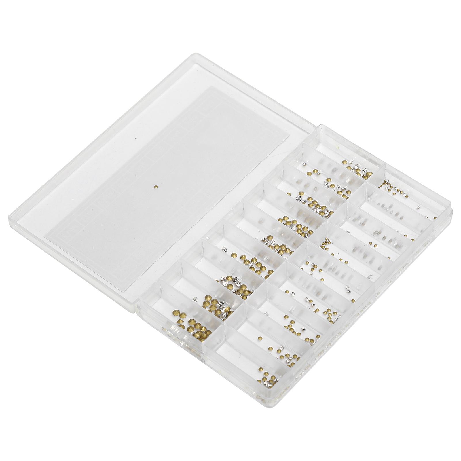 

18 Grid Rhinestone Watch Decoration Artificial Stone Watch Repair Tool for Watchmakers