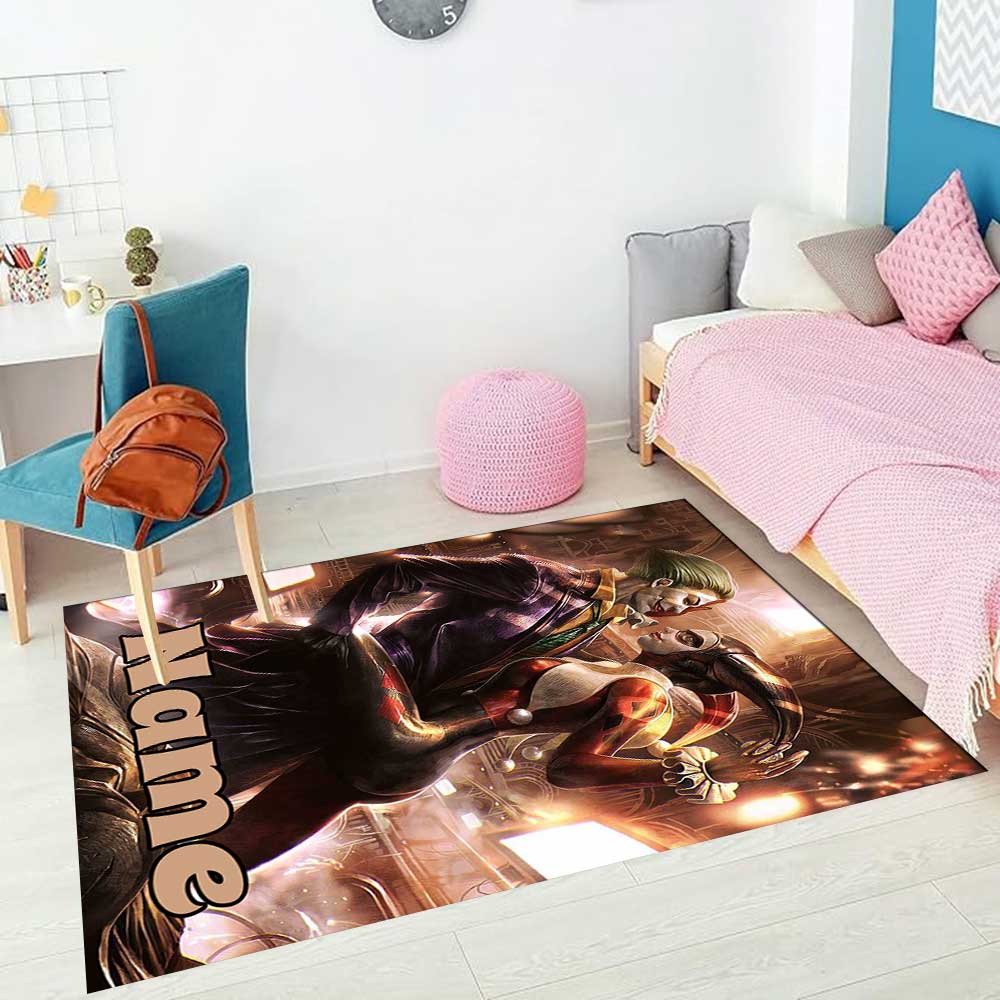 Warnermedia (15) Customize your name rug, office chair cushion, home bedroom living room gift.