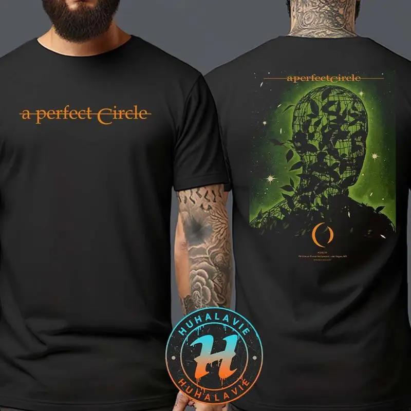 A Perfect Circle Poster Vegas Ph Live 2025 Art By Dido Peshev Two Sided T Shirt