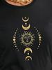 Neck Short Sleeve Medium Stretch Fabric Perfect for Spring Women'S Bohemian Graphic T-Shirt  Casual Crew Aesthetic Clothes