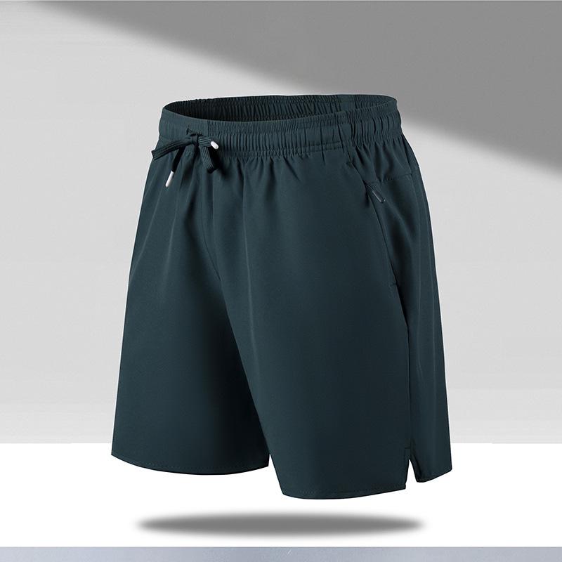 Men's Quick-Dry Loose Five-Point Ice Silk Casual Beach Shorts
