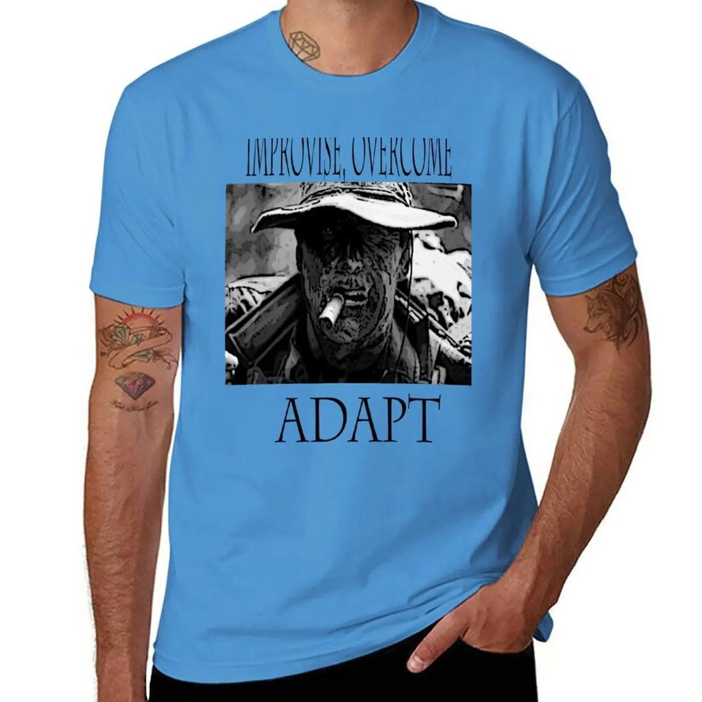 short cute tops big and tall t shirts Improvise,overcome,Adapt T-Shirt T-shirt