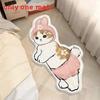 Tappeto Peluche Cartoon Mofusand con Design Stampato per Bagno Porta Ingresso Decorazione