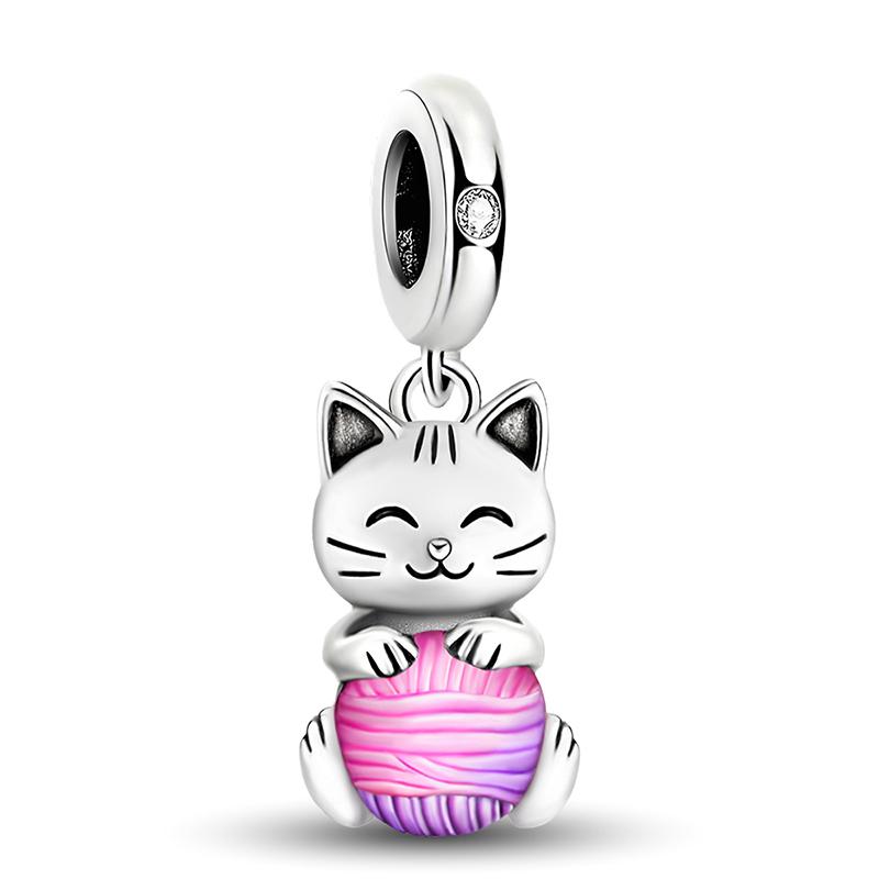 Copper Owl Panda Elephant Dog Butterfly Cute Charms Beads Fit Original Pan Bracelet Bangle High Quality Diy Jewelry