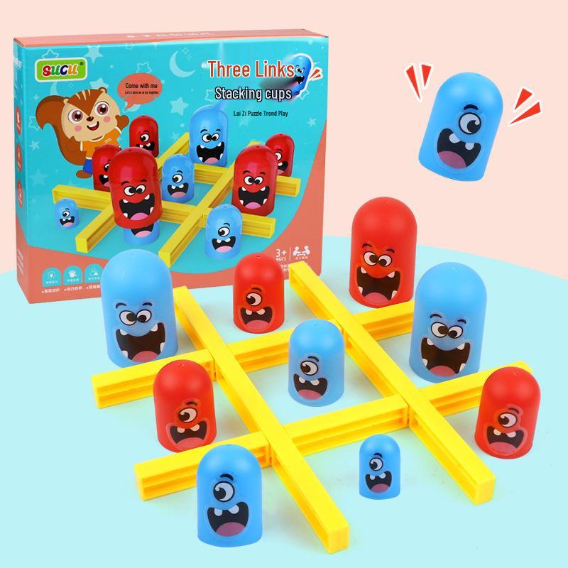 Children s Tic-Tac-Toe Matryoshka Dolls: Interactive Educational Toy for Kids