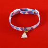 Dog Cat Christmas Collar Wreath Snowman Puppy Suit Collar Necklace Collar Cute Girl Dog Collar Christmas Tree