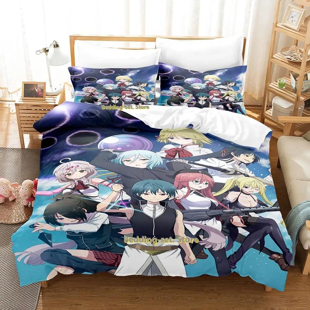 

Новый комплект постельного белья Lilith Asami Trinity Seven с героями мультфильмов и аниме, комплект из трех предметов для спальни для взрослых и детей, пододеяльники 3D Kawaii Girl 70x133cm 2pcs