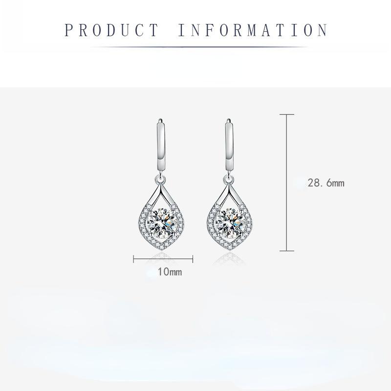 Sace Gems Classic Copper Alloy Zircon Earrings Ladies Jewelry Wedding Promise Party Gift
