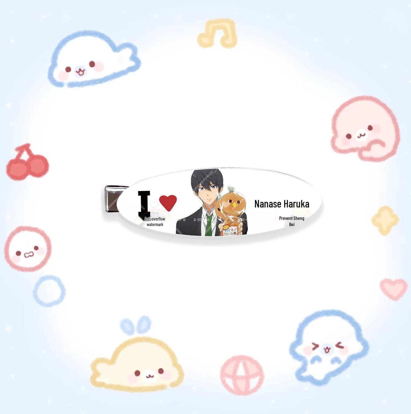 Men s Swimming Club Hair Clip – Tachibana Makoto & Nanase Haruka Edition