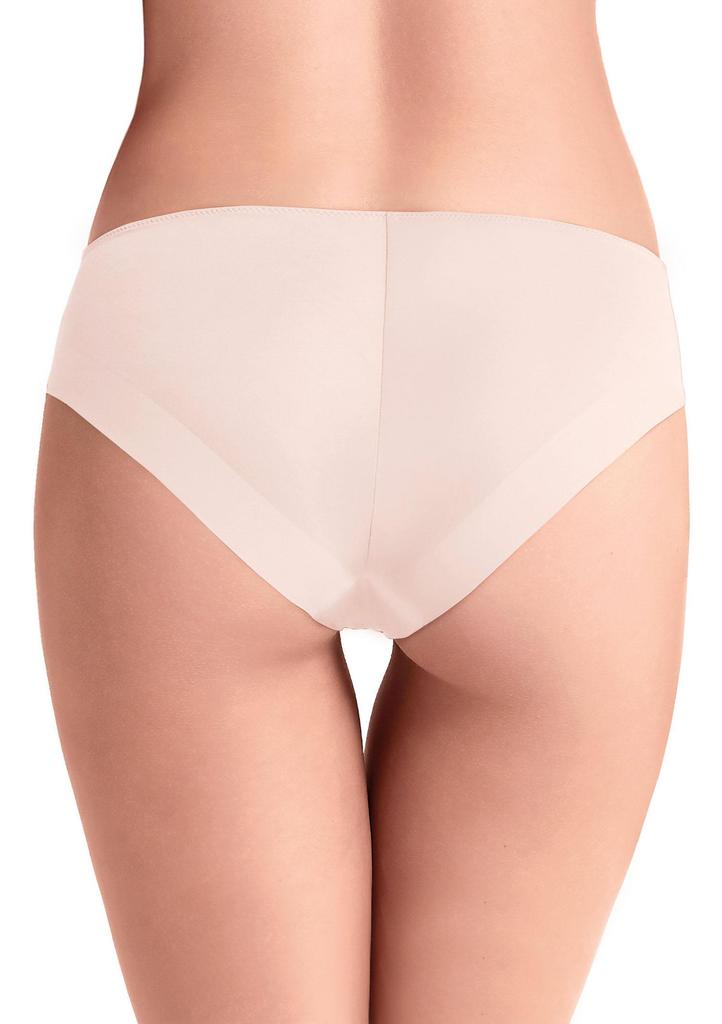 Figi bezszwowe midi z mikrofibry One Ultrashine Lormar kremowe