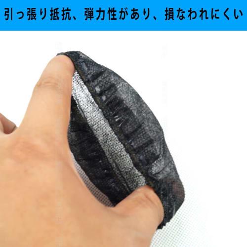 Packung mit 50 Einweg-Vlies-Mikrofonabdeckungen, antibakteriell, staubdicht und geräuschdämmend für Vorträge und Karaoke (blau)