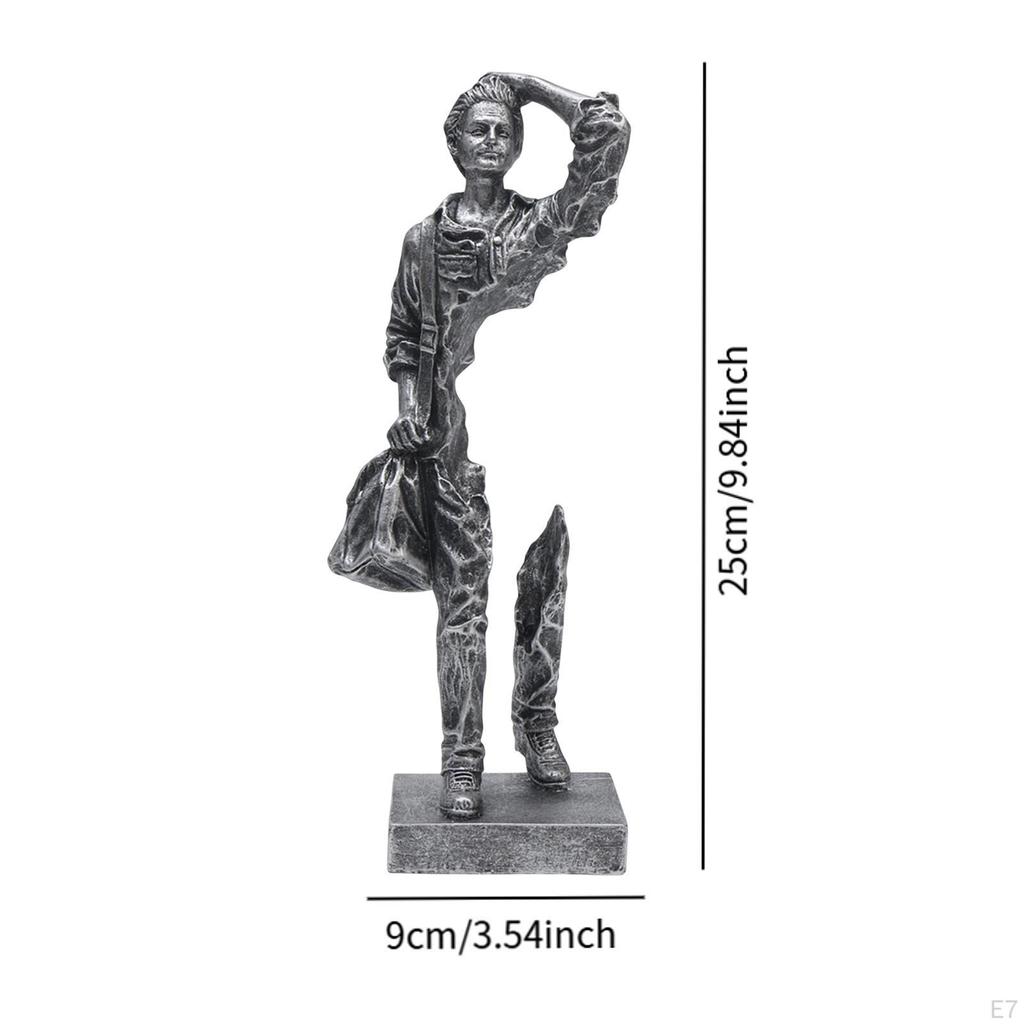 Creative Figure Statue Abstract Character Figurine Adornment Modern Art Decoration Tabletop Ornament