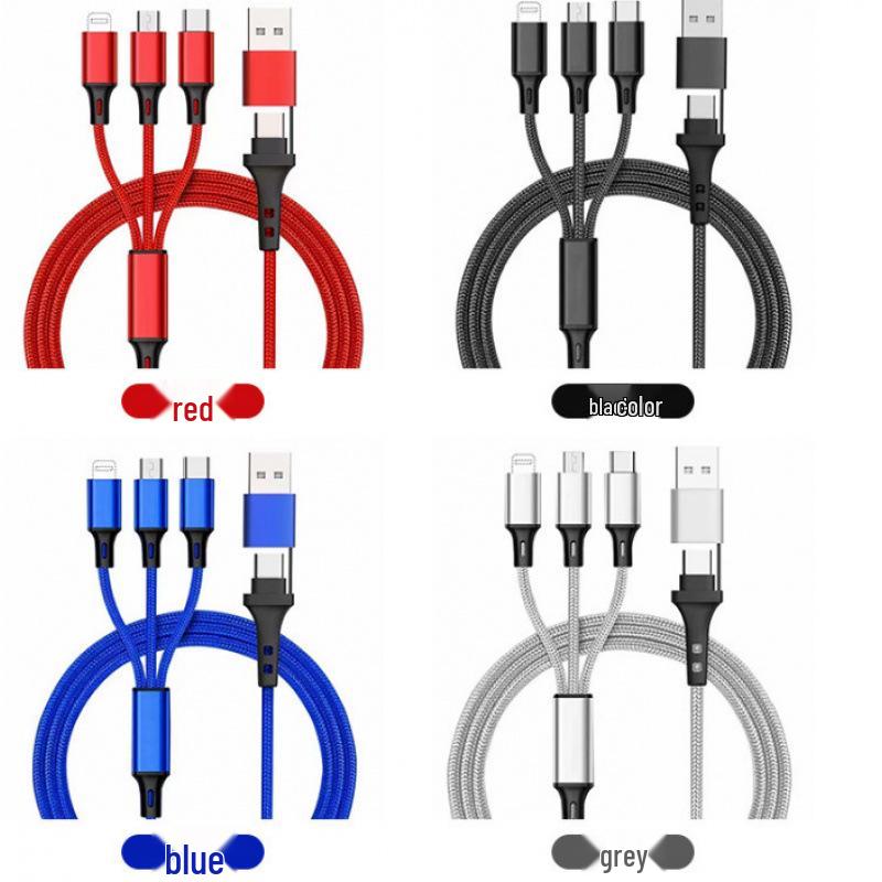 Geflochtenes 5-in-1 PD-Ladekabel für Huawei TYPE-C-Geräte