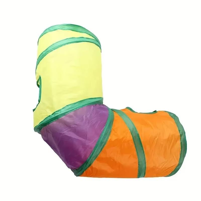Cat Tunnel Foldable Cat Tunnel Pet Supplies Cat S T Y Pass Play Tunnel Cat Toy Breathable Drill Barrel for Indoor loud paper