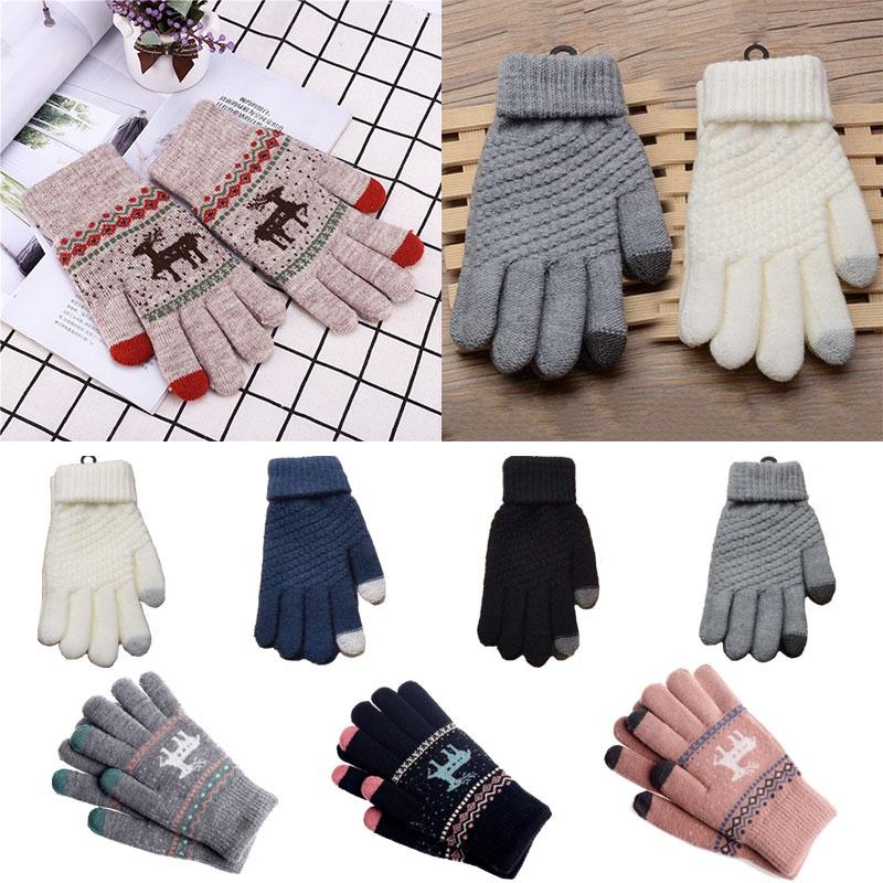 Screen Ladies Touch Gloves High Quality Thermal Warm Winter Tablet Knitted Wool