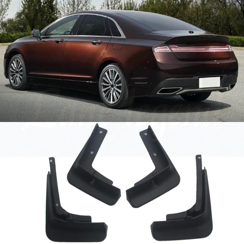 PARA Lincoln MKZ Guardabarros Aletas Solapa contra salpicaduras Guardabarros Solapas Guardabarros Aleta auto styline accesorios para coche Delantero Trasero 4 piezas