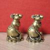 Traditional Zodiac Mouse Figurines Mouse Love Corn Mouse Love Corn Ornaments Rat Miniatures  Home