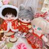 New Year's Clothing Stuffed Doll Dress Suit Plush Cloak Plush Toys Clothes  Plush Doll
