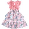 Girl Sleeveless Floral Print Dress Children Kid Casual Summer Beach Sundress Princess Dresses Clothes