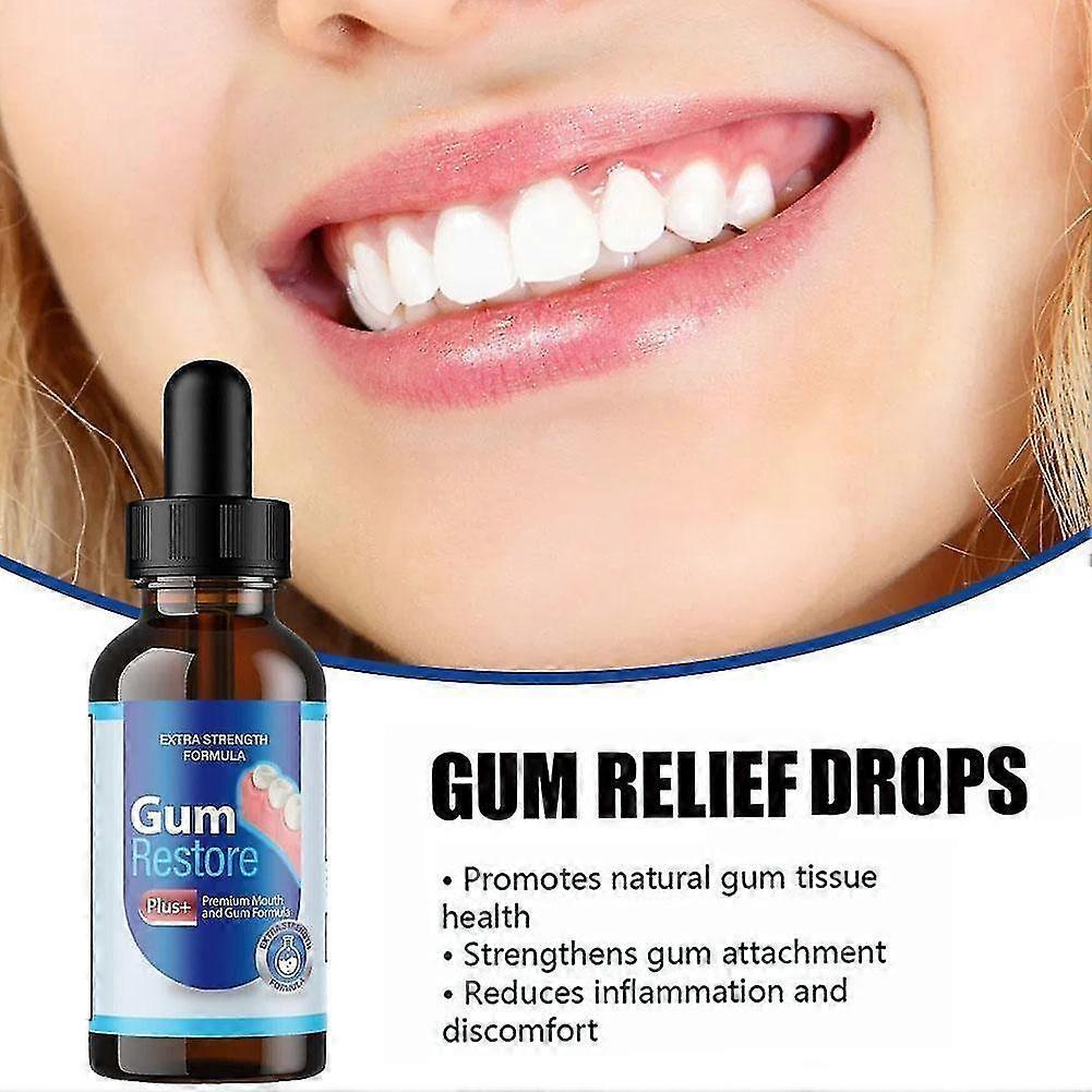 1-3X Gum Restore Plus - Ústní kapky na zuby, zápach z úst, regeneraci dásní 30ML