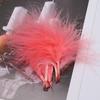 Blood vessel velvet feather turkey feather jewelry cat toy cat stick handicraft dream catcher decorative material